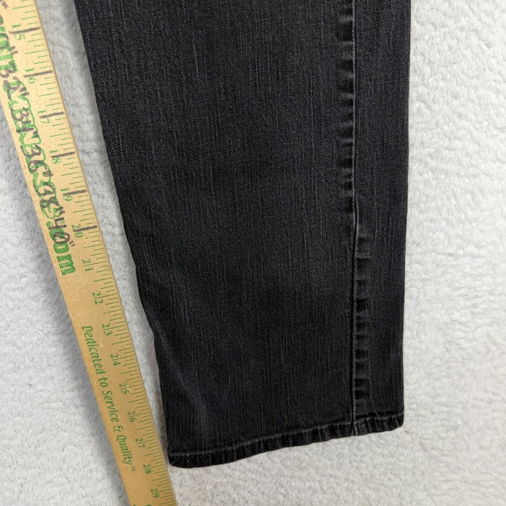 Levis 569 Loose Straight Leg Jeans Mens 33x32 (33.5x28) Black Denim Stretch - Picture 10 of 12